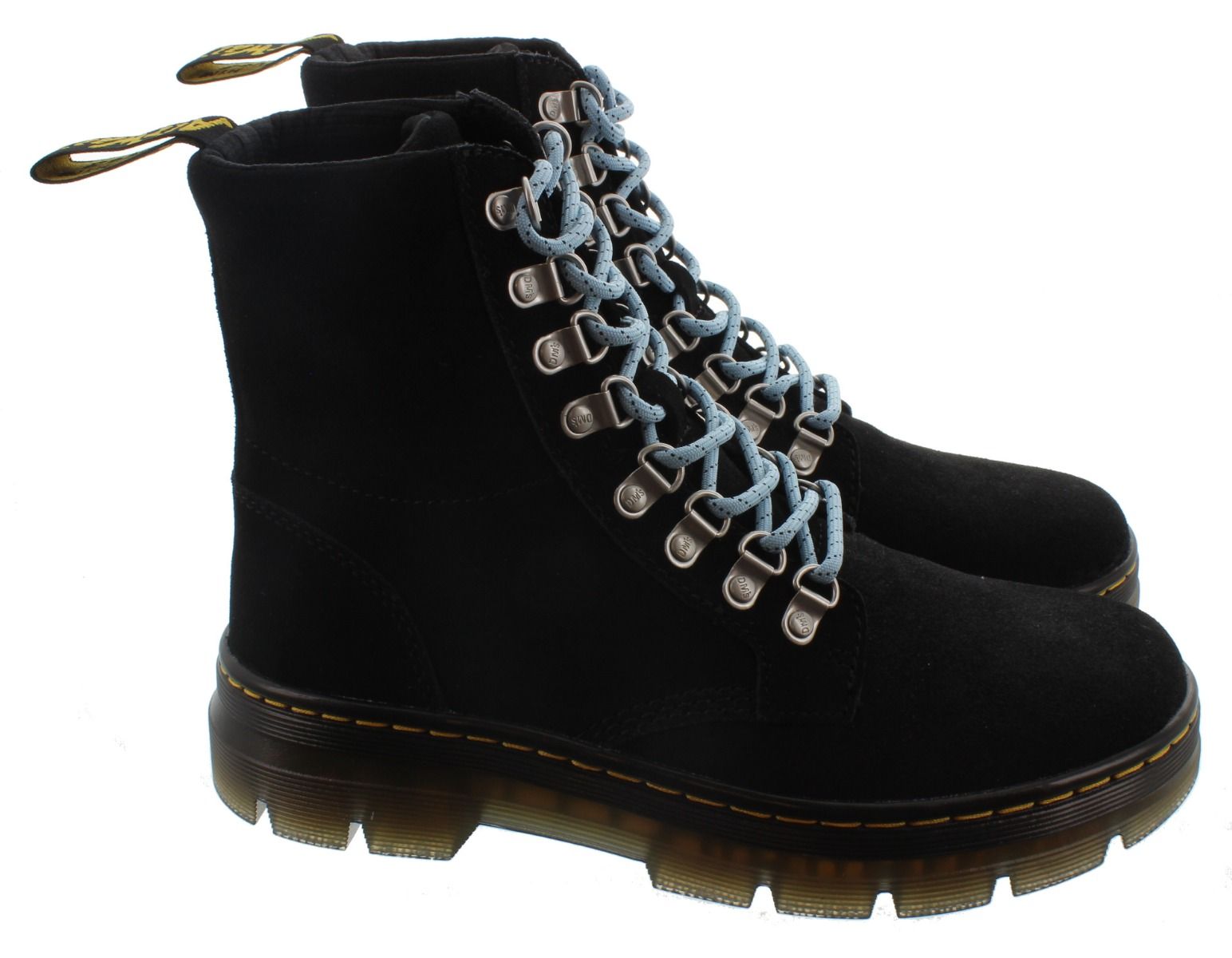 Black suede hot sale dr martens