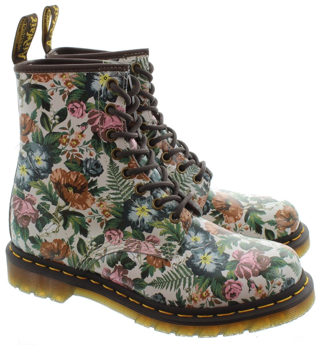 Ladies 1460 English Garden Boots In Multi