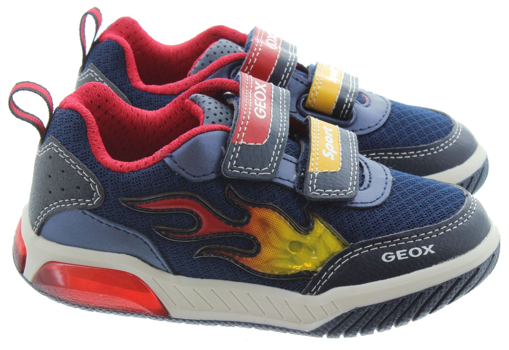 Kids Inek Light Up Trainers In Navy