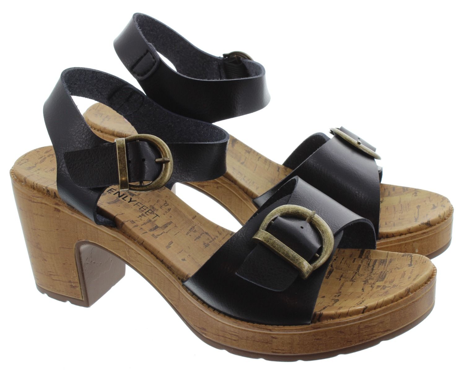 Heavenly feet clearance black sandals