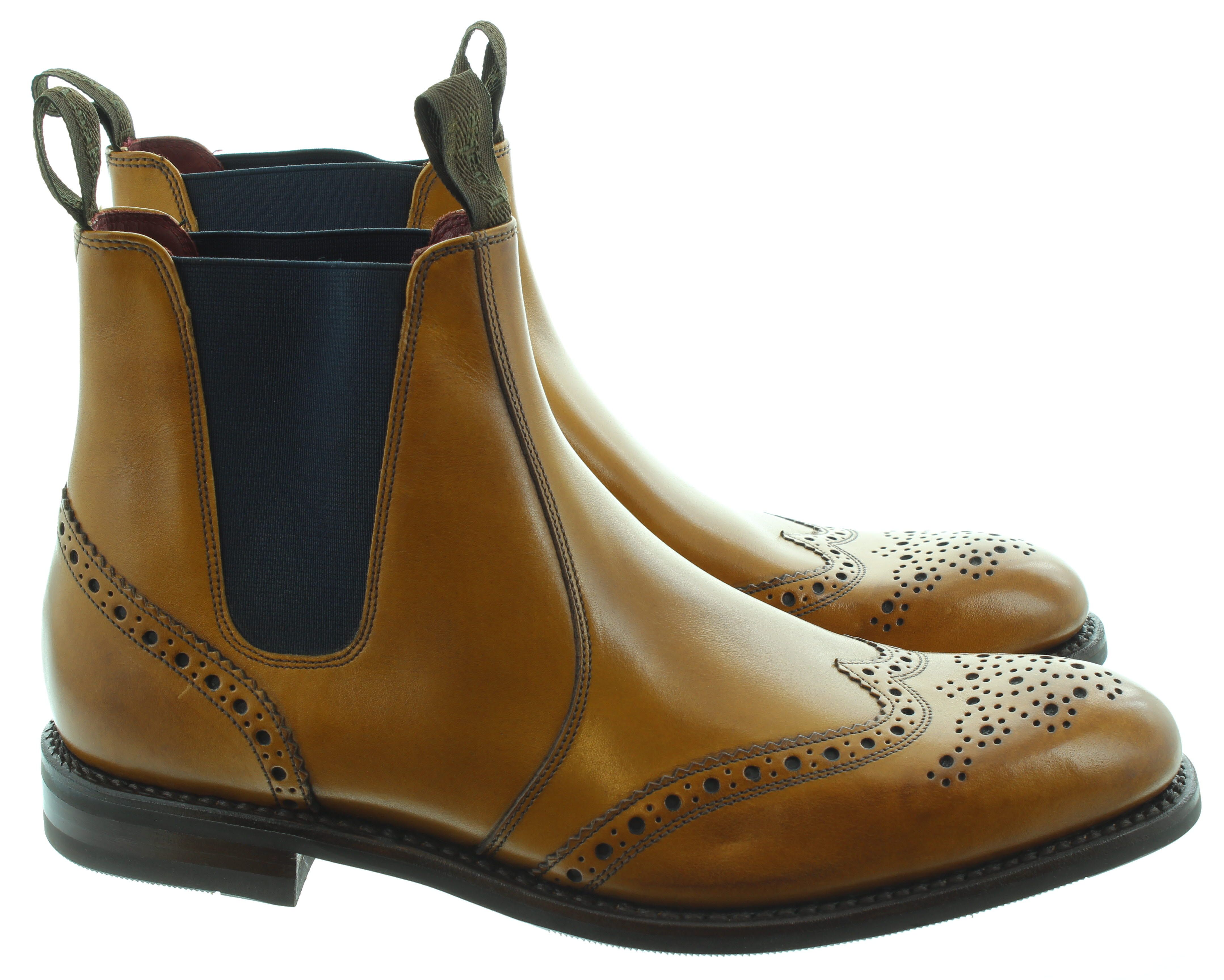 Loake Mens Hoskins Chelsea Boots In Tan in Tan