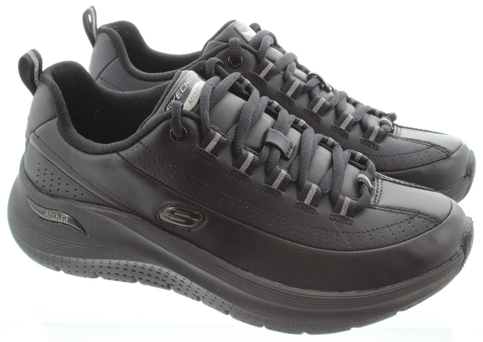 Skechers d lites 2 womens black online