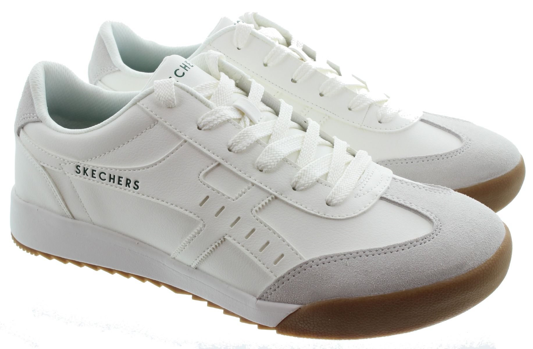 Skechers fashion white sneakers men