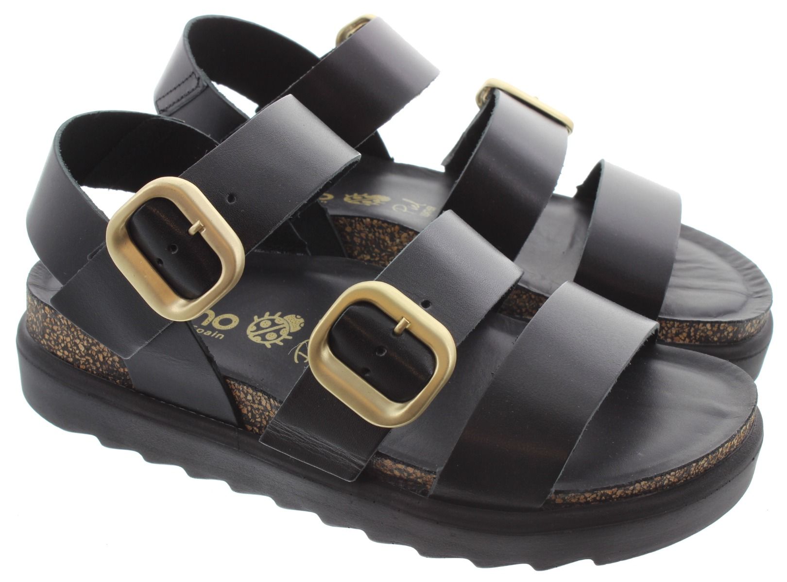 Ladies Tunez 127 Chunky Sandals In Black