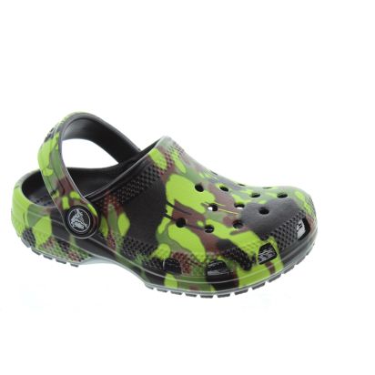 Crocband Platform Clog Gs Professionally selling Customized With Muddy Girl Camo Sz J2