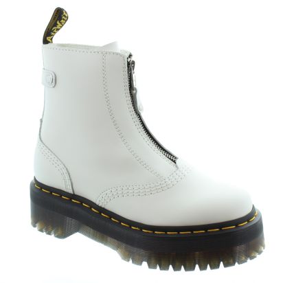 Ladies Jetta Zip Boot In White