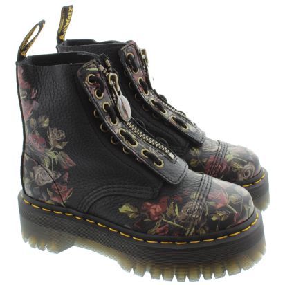 Dr martens front zip boots online