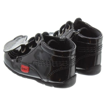 Black patent infant boots online