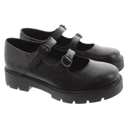 Ladies Kori Mary Jane Double Strap Shoes In Black