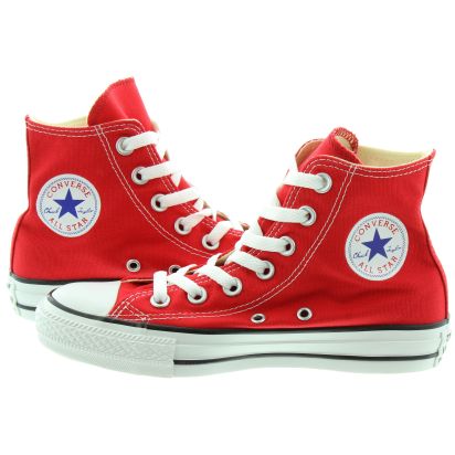 Converse Chuck Taylor All Star Hi Boots in Red in Red