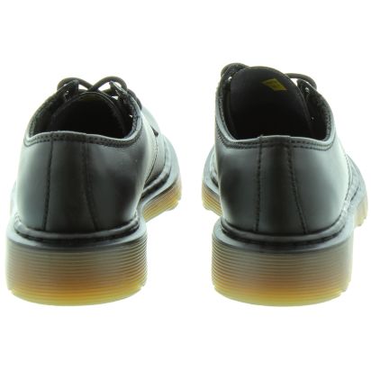 Dr Martens Kids Everley 1461 Y Lace Up Shoes in Black in Black