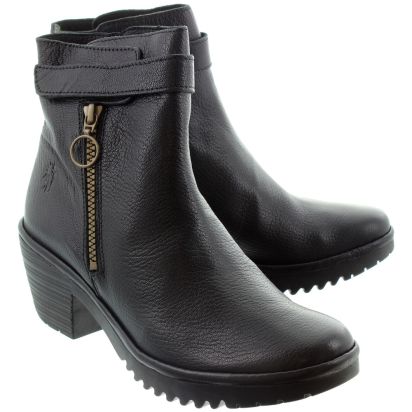 Fly London Ladies Went Zip Ankle Boots 