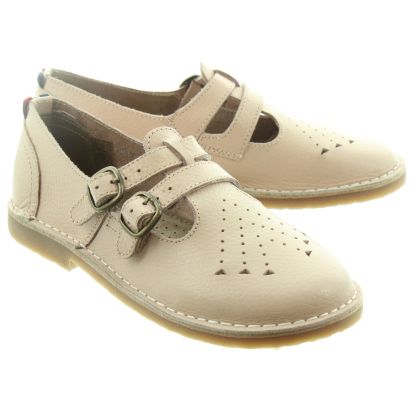 Pod Ladies Marley T-Bar Shoes In Baby 