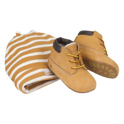 Timberland 9589R Baby Crib Boots \u0026 Cap 