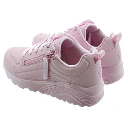 SKECHERS Kids 310387L Uno Zip Trainers In Light Pink