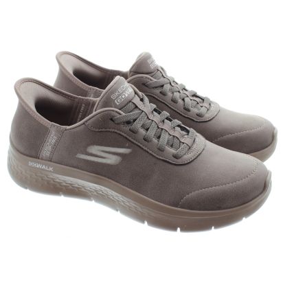 Ladies brown skechers hotsell