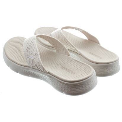 Skechers ladies fashion toe post sandals