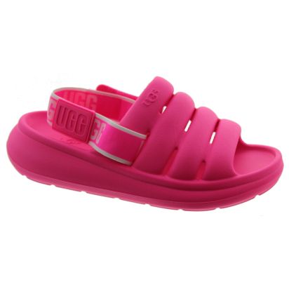 Pink uggs slides best sale