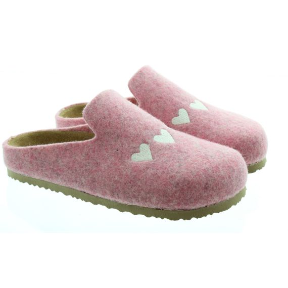 ADESSO Ladies Poppy 3 Slippers In Pink 