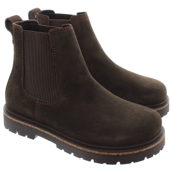 BIRKENSTOCK Ladies Highwood Chelsea Boots In Mocha