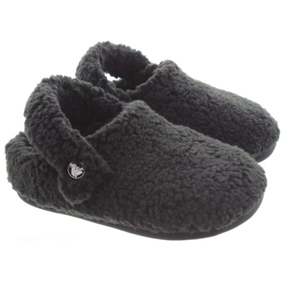 CROCS Kids Cozzzy Slippers In Black 