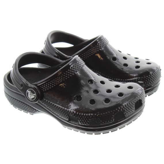 CROCS Kids Shine Clog Crocs In Black 