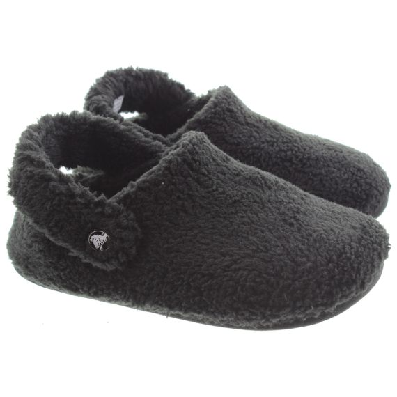 CROCS Youths Cozzzy Slippers In Black 