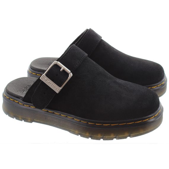 DR MARTENS Ladies Brookline Mules In Black Suede 