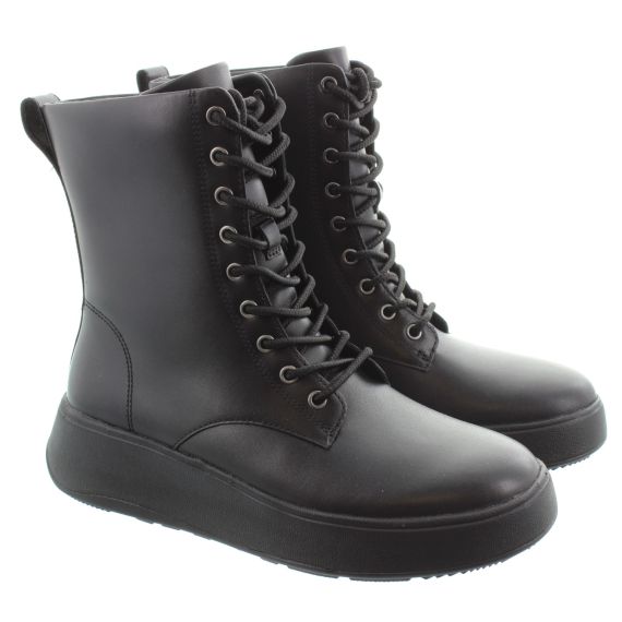 FITFLOP Ladies F Mode Lace Boots In Black