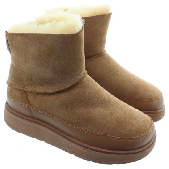 FITFLOP Ladies Gen FF Mini Boots In Tan 