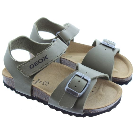 GEOX Kids Ghita Sandals In Musk Green 