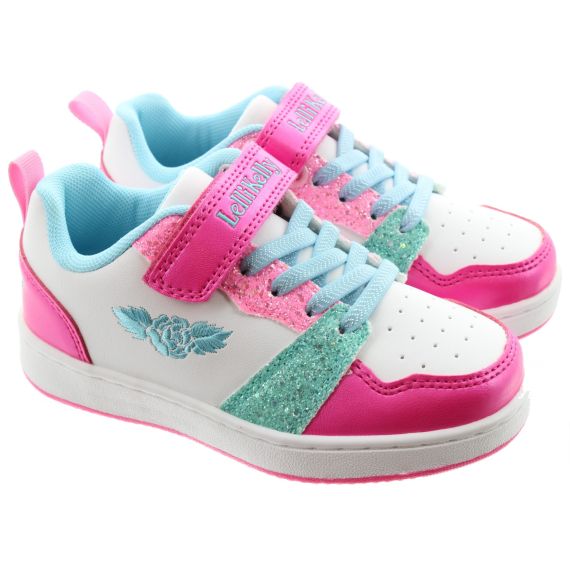 LELLI KELLY Kids LK4715 Trainers In White/ Pink