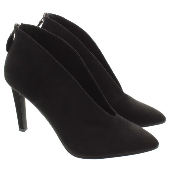 MARCO TOZZI Ladies 25019 Heel Shoes In Black 