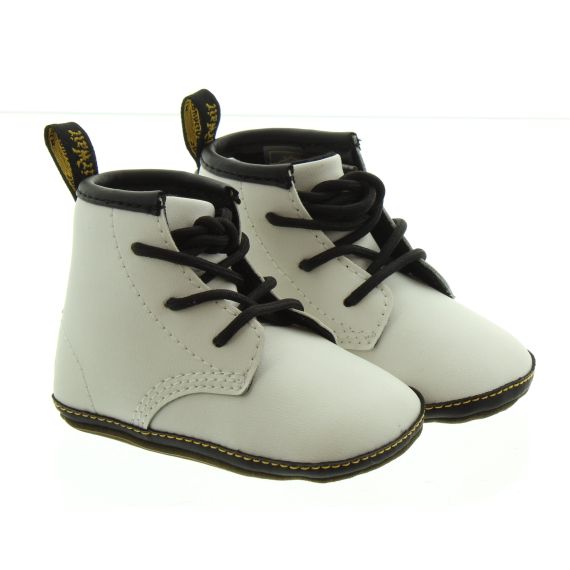 DR MARTENS 1460 Crib Boots In White