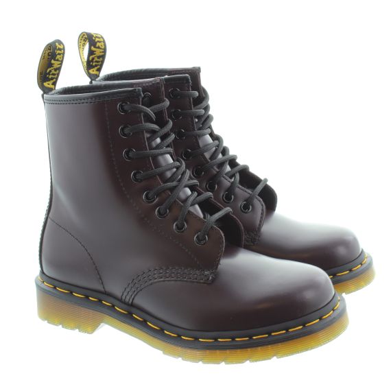 DR MARTENS Adults 1460 8 Eyelet Boots In Burgundy