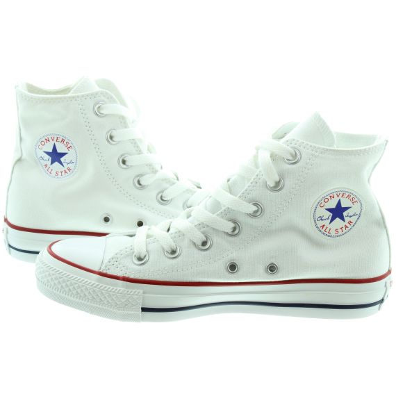CONVERSE Adults Chuck Taylor All Star Hi Boots In White