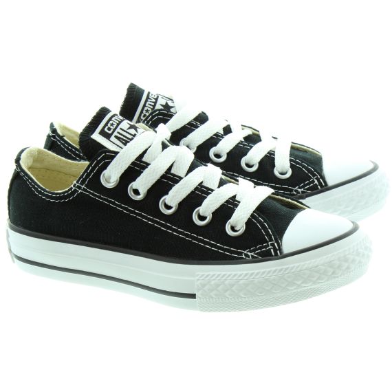 CONVERSE Canvas All Star Ox Kids Shoes in Black
