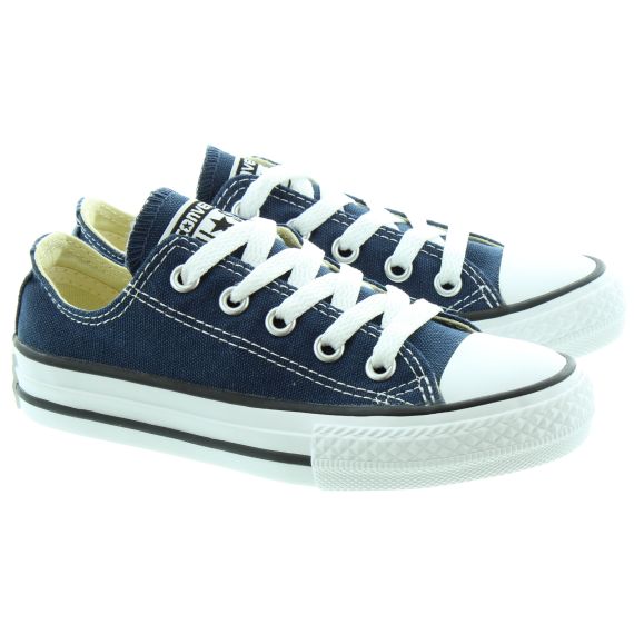 CONVERSE Canvas All Star Ox Kids Shoes in Navy