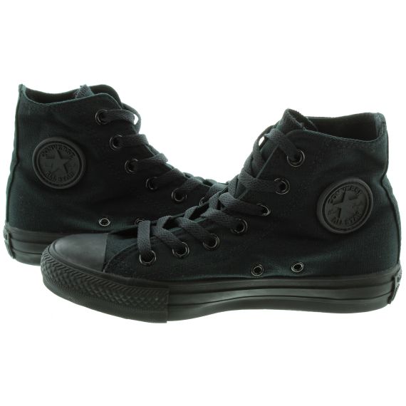 CONVERSE Chuck Taylor All Star Hi Boots in All Black