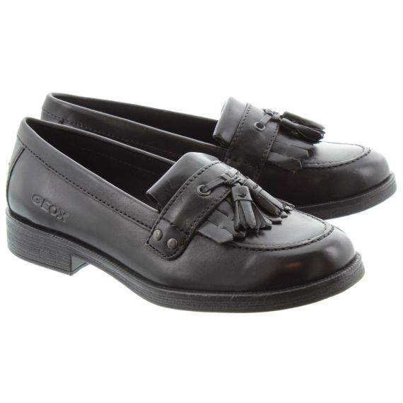 Geox Kids Loafers in Black Black