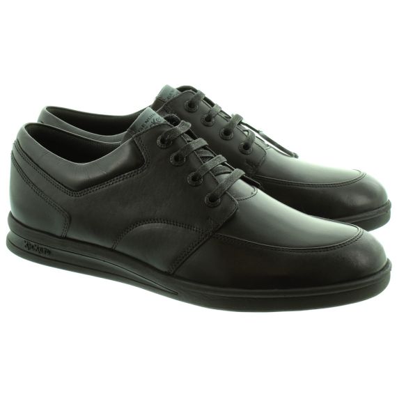 KICKERS Adults Troiko Lace Shoes In All Black