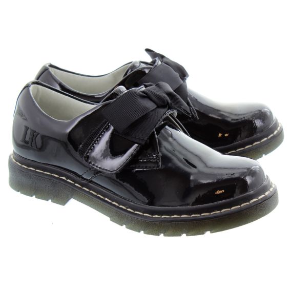 LELLI KELLY LK8284 Irene Bow Shoes In Black Patent