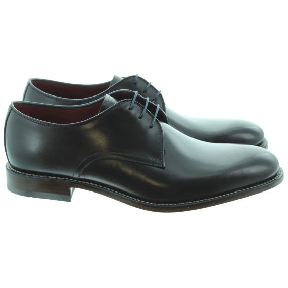 LOAKE Mens Drake Lace Shoes In Black