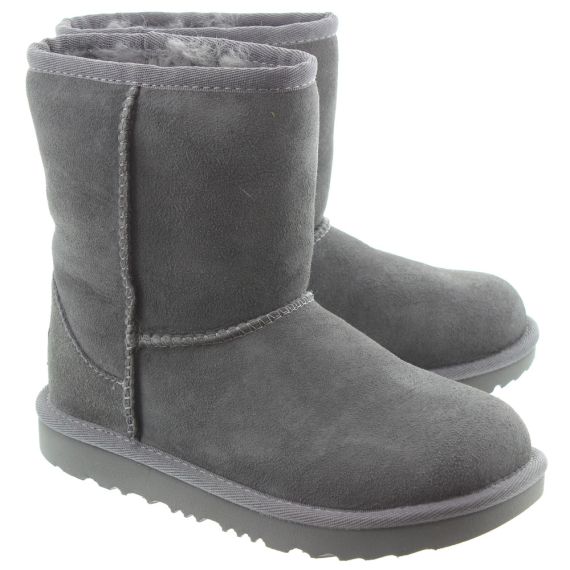 UGG Kids Classic Short 2 Boots In Grey