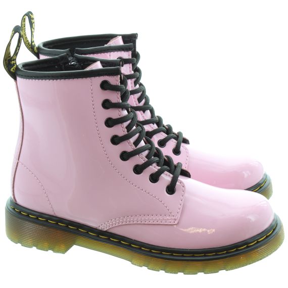 DR MARTENS Kids 1460 Boots In Patent Pink