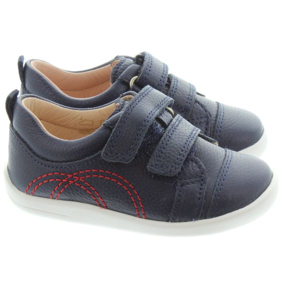 START_RITE Kids Tree House Baby Shoes in Navy