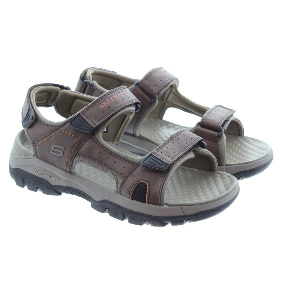 SKECHERS Mens 204106 Sandals In Brown