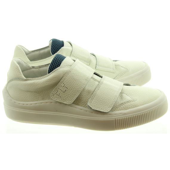 FLY Mens Sevu Velcro Trainers In White