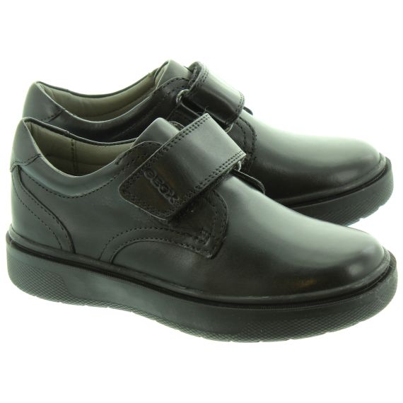 GEOX Riddock Plain Velcro Shoes In Black