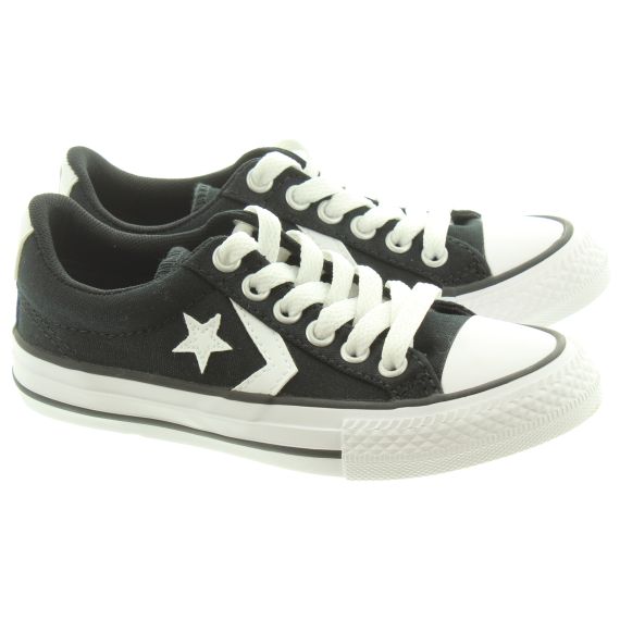 CONVERSE Star Player Kids Shoes In Black